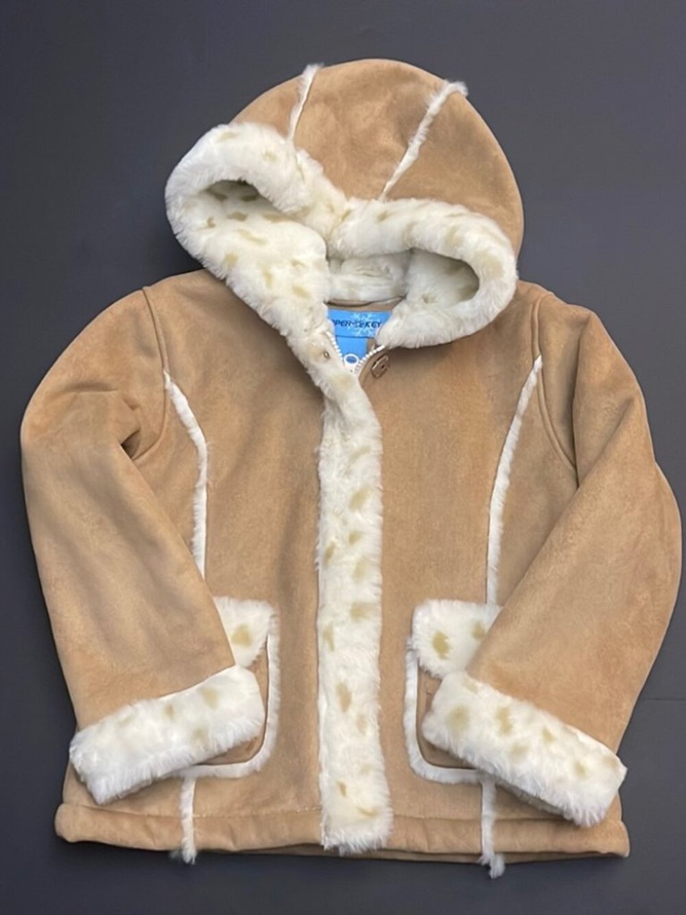 Copper Key Girls Winter Coat 6X Tan